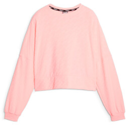 PUMA Fit Branded Fleece Crew Sweatshirt Damen 62 - koral...