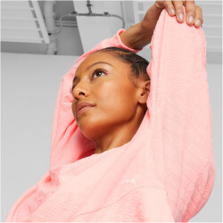 PUMA Fit Branded Fleece Crew Sweatshirt Damen 62 - koral ice S