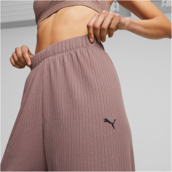 PUMA Studio Unwind Jogginghose Damen 95 - dark clove XL