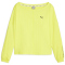 PUMA Studio Unwind langarm Trainingsshirt Damen 40 - yellow burst XS