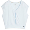 PUMA Studio Yogini Lite Trend Yogashirt Damen 69 - icy blue S