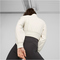 PUMA Fashion Cloudspun 1/2-Zip Sweatshirt Damen 87 - alpine snow XL