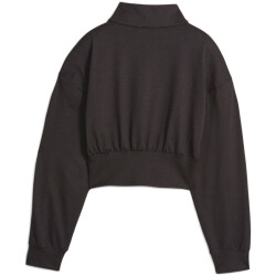 PUMA Fashion Cloudspun 1/2-Zip Sweatshirt Damen 01 - puma black XL
