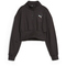 PUMA Fashion Cloudspun 1/2-Zip Sweatshirt Damen 01 - puma black XL