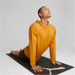 PUMA Studio Unwind Yoga-Hoodie Herren 50 - amber S