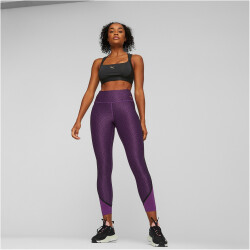 PUMA Logo Love Mid Support Sport-BH Damen 01 - puma black XS