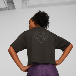 PUMA Concept Trainingsshirt Damen 51 - puma black/puma gold XS