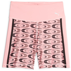 PUMA Retro Glam High-Waist Shorts Damen 62 - koral ice XS