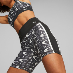 PUMA Retro Glam High-Waist Shorts Damen 01 - puma black XS