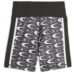 PUMA Retro Glam High-Waist Shorts Damen 01 - puma black XS