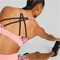 PUMA Retro Glam Strappy Mid Support Sport-BH Damen 62 - koral ice XS