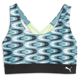 PUMA Retro Glam Strappy Mid Support Sport-BH Damen 48 -...