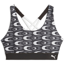 PUMA Retro Glam Strappy Mid Support Sport-BH Damen 01 -...