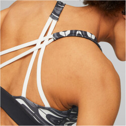 PUMA Retro Glam Strappy Mid Support Sport-BH Damen 01 -...