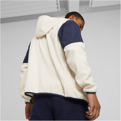 PUMA Fit Hybrid Trainingsjacke Herren 87 - alpine snow/puma navy S