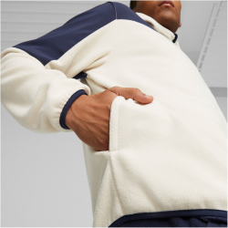 PUMA Fit Hybrid Trainingsjacke Herren 87 - alpine snow/puma navy S