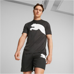 PUMA Train All Day Big Cat Trainingsshirt Herren 01 - puma black/puma white L