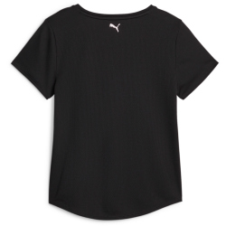 PUMA Fit Logo Ultrabreathe Trainingsshirt Damen 51 - PUMA black/PUMA gold S