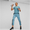PUMA Fit Logo Ultrabreathe Trainingsshirt Damen 48 - bold blue/speed green XL