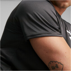 PUMA Fit Poly Logo Trainingsshirt Herren 01 - puma black M