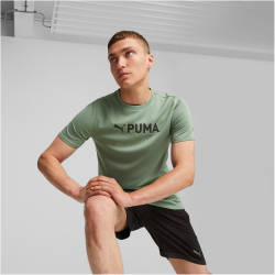 PUMA Fit Ultrabreathe Trainingsshirt Herren 44 - eucalyptus M