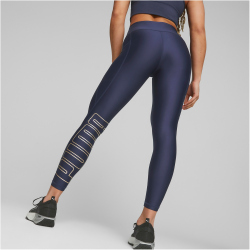 PUMA Fit Eversculpt High-Waist Fleece Leggings Damen 06 - PUMA navy/alpine snow S