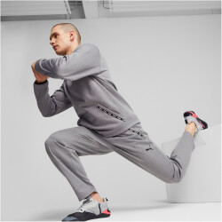 PUMA Fit Taped PWRFleece Hoodie Herren 15 - cool dark gray M