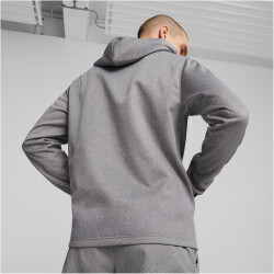 PUMA Fit Taped PWRFleece Hoodie Herren 15 - cool dark gray L