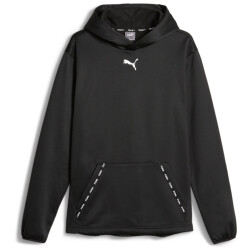 PUMA Fit Taped PWRFleece Hoodie Herren 01 - PUMA black M