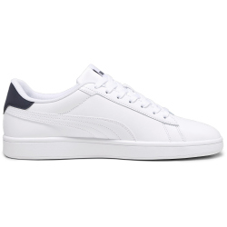 PUMA Smash 3.0 Leder-Sneaker 13 - PUMA white/PUMA navy/PUMA gold 41