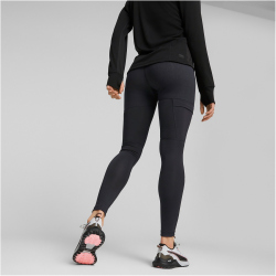 PUMA Seasons lange Trailrunning-Tights Damen 51 - puma black/puma black XS