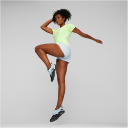 PUMA Train Favorite Jersey Cat Trainingsshirt Damen 33 - speed green S