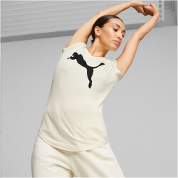 PUMA Train Favorite Heather Cat Trainingsshirt Damen 87 - alpine snow M