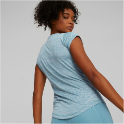 PUMA Train Favorite Heather Cat Trainingsshirt Damen 23 - bold blue XS