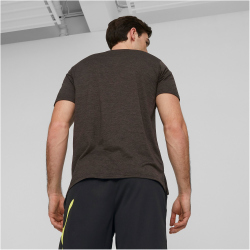 PUMA Train Favorite Heather Cat Trainingsshirt Herren 40 - puma black/yellow burst S