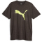 PUMA Train Favorite Heather Cat Trainingsshirt Herren 40 - puma black/yellow burst S