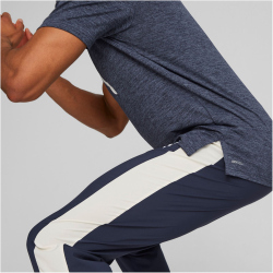 PUMA Train Favorite Heather Cat Trainingsshirt Herren 06 - PUMA navy heather M