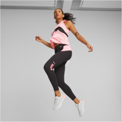 PUMA Train All Day 7/8 Training Leggings Damen 56 - puma black/koral ice XS