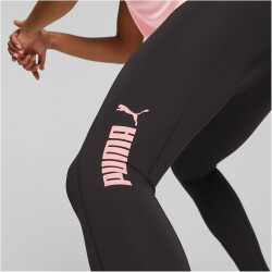 PUMA Train All Day 7/8 Training Leggings Damen 56 - puma black/koral ice XS