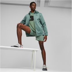 PUMA Train All Day PWR Fleece Full-Zip Trainingsjacke Herren 44 - eucalyptus XXL