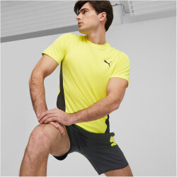 PUMA Train All Day Trainingsshirt Herren 40 - yellow burst/puma black XXL