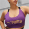 PUMA Mid Impact FIT Sport-BH Damen 99 - purple pop/puma gold XS