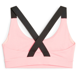 PUMA Mid Impact FIT Sport-BH Damen 60 - koral ice/puma white S