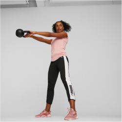 PUMA Performance Heather Cat Trainingsshirt Damen 23 - future pink heather XS