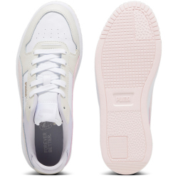 PUMA Carina Street Plateau Sneaker Damen 10 - PUMA white/frosty pink/alpine snow 38.5