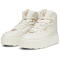 PUMA Karmen Rebelle Mid-Top Winterized Plateau Sneaker gef&uuml;ttert Damen 04 - alpine snow/alpine snow/puma gold 38.5