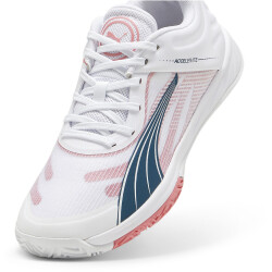 PUMA Accelerate Turbo Hallenschuhe Damen 01 - PUMA white/ocean tropic/passionfruit 37