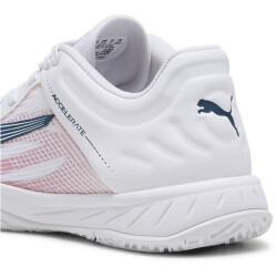 PUMA Accelerate Turbo Hallenschuhe Damen 01 - PUMA white/ocean tropic/passionfruit 37