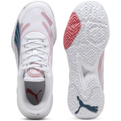 PUMA Accelerate Turbo Hallenschuhe Damen 01 - PUMA white/ocean tropic/passionfruit 37