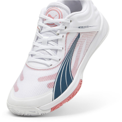 PUMA Accelerate Turbo Hallenschuhe Damen 01 - puma white/ocean tropic/passionfruit 37.5